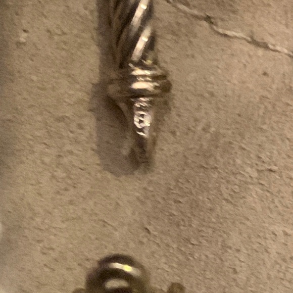 David Yurman 3mm amethyst and diamond cable bracelet - Picture 4 of 6